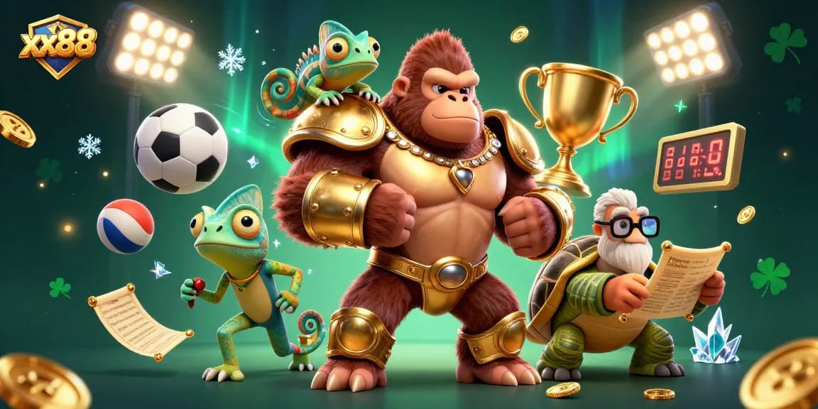 Experience excitement at xx88 with dynamic sports betting elements and engaging 3D characters.