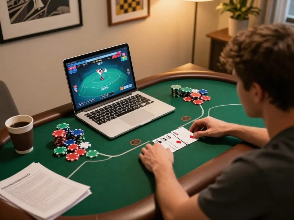 Online gaming scene showing a player enjoying house gaming experience with nhà cái sunwin