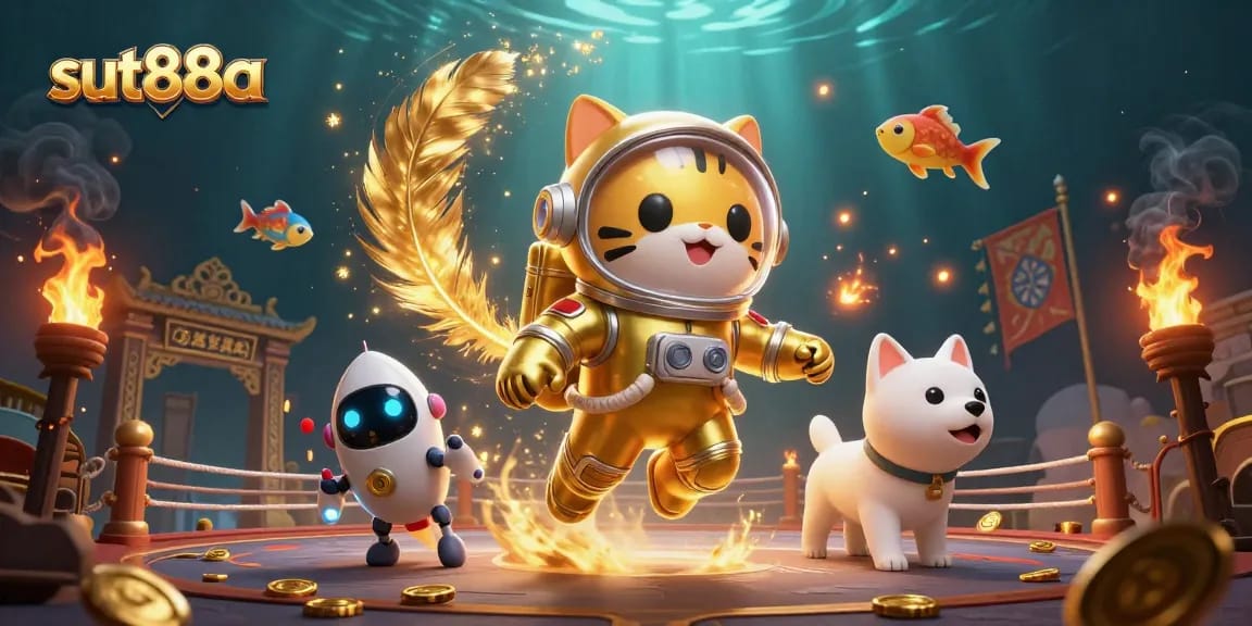 Experience luck and excitement with sut88a in this vibrant scene of casino adventure.