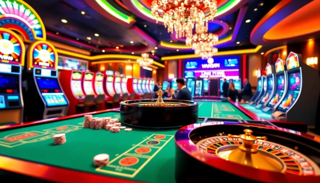 Experience the action at Đăng nhập ww88 with an exciting online casino scene featuring vibrant gameplay.