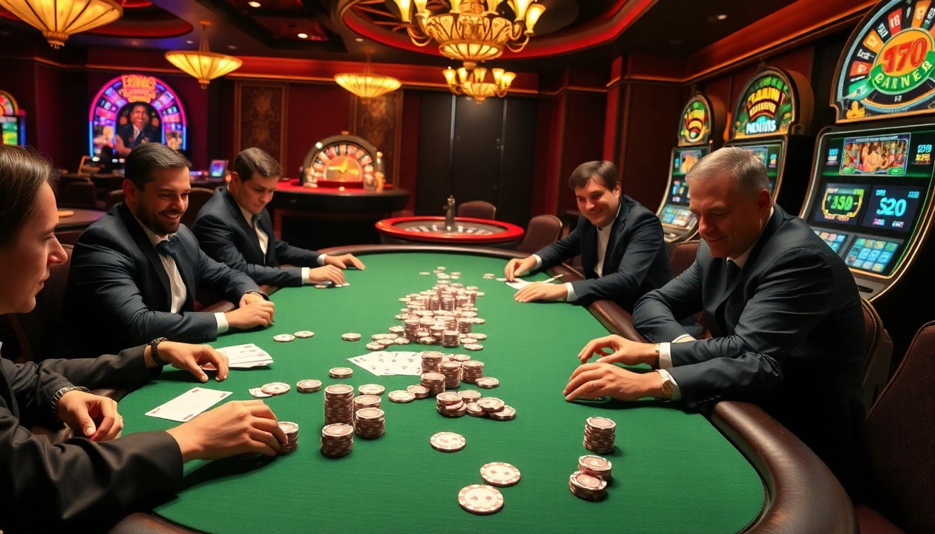 Socolive enhances the thrill of gambling with an exciting poker scene showcasing intense gameplay.