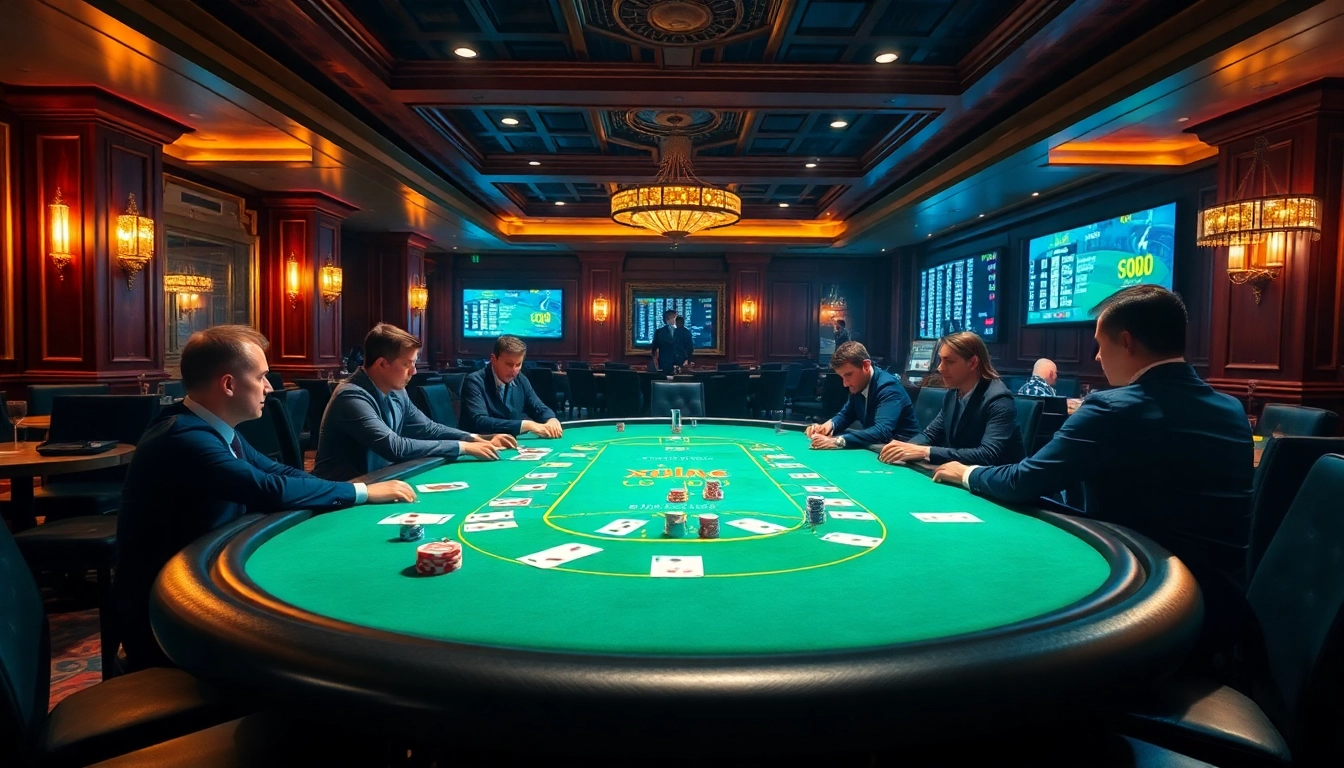 Xoilac offers a thrilling poker game experience with high-stakes chips and intense players.