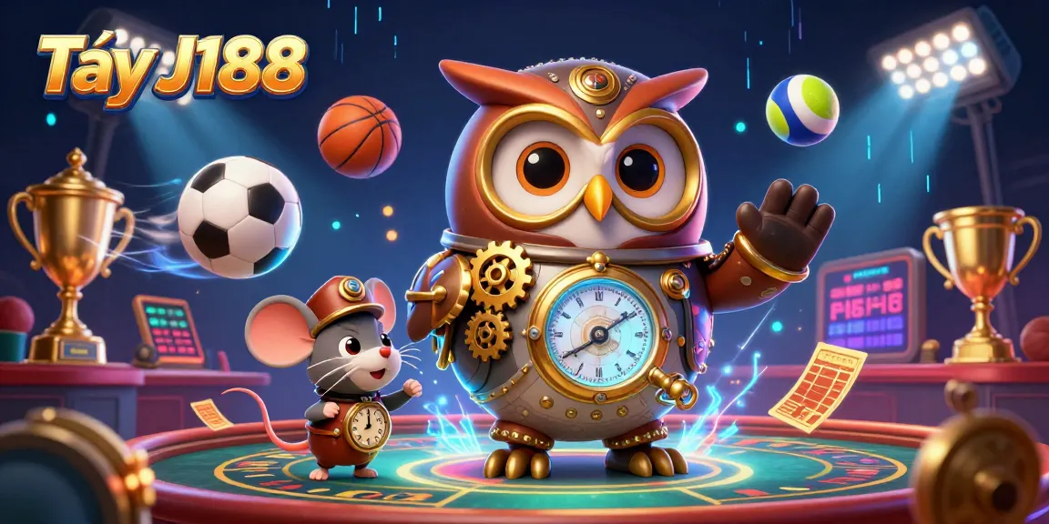 Engage with Tải J188 through an electrifying 3D casino experience featuring time-traveler characters.