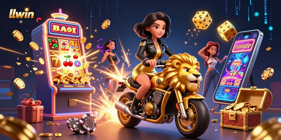 llwin spins the reels of excitement with jackpot thrills and casino action in a fiery celebration