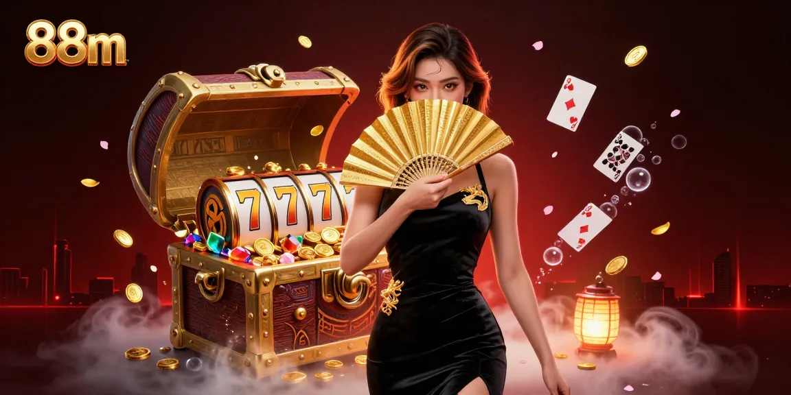 Experience the thrill of winning at 88m with dynamic slot reels, golden treasures, and captivating gameplay.