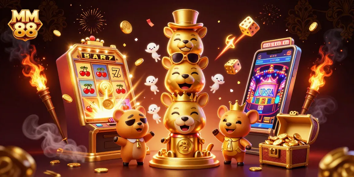 Experience the vibrant casino world of MM 88, alive with dynamic 3D illustrations of games!