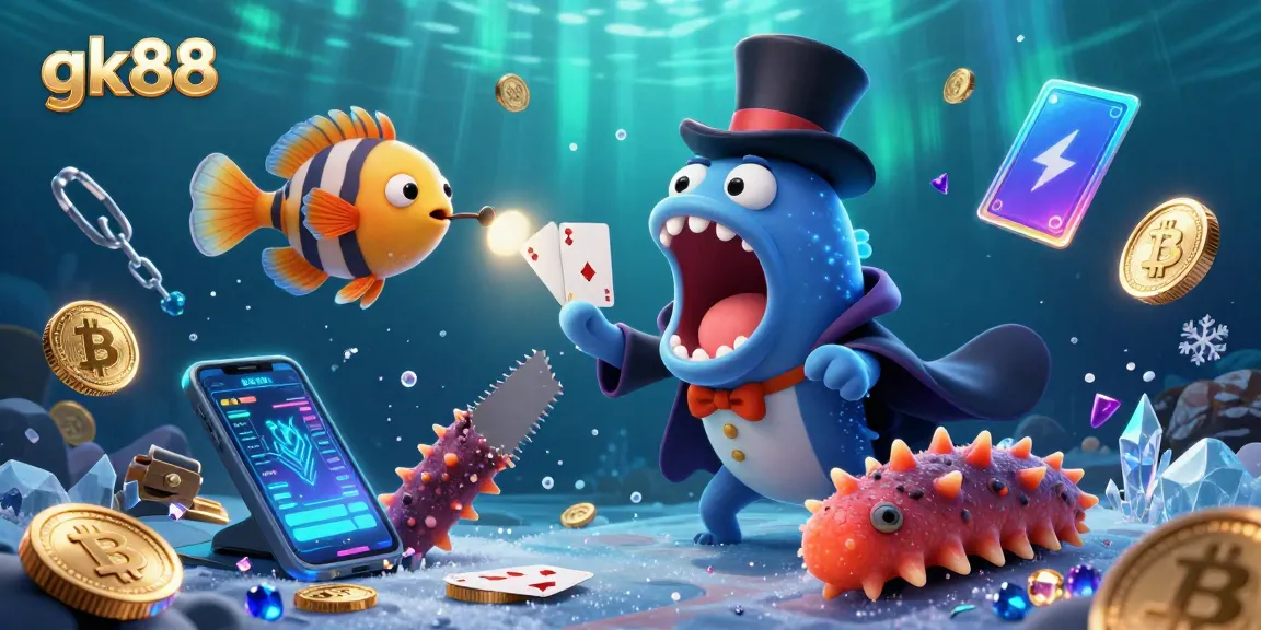 Experience exciting gk88 casino magic with 3D characters and vibrant gaming elements.